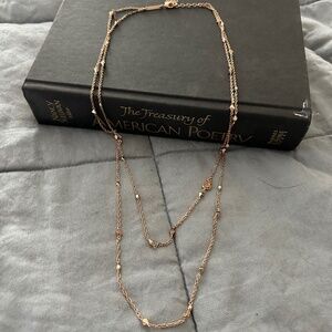 Kendra Scott Rose Gold 25” necklace bonus necklace included
